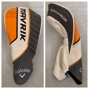 Callaway Mavrick Driver Headcover — Orange, Grey & White